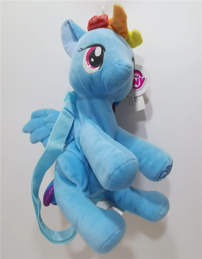 Sac à dos en peluche Blue Pony officiellement autorisé